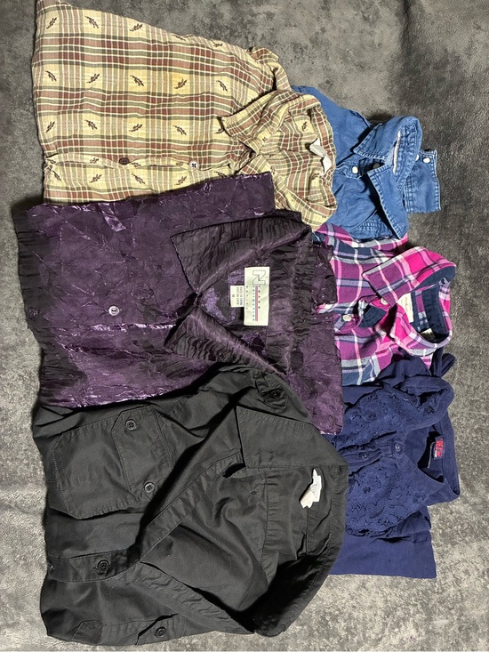 Tops - 6pcs Womens Button Down Shirt Bundle - Assorted Button Down Shirts Size Large